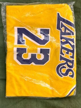 NBA Los Angeles Lakers Yellow and Purple Jersey